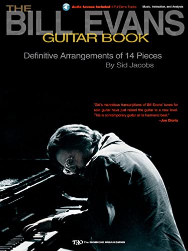 Bill Evans Guitar Book (Sid Jacobs) Bk/Cd: Noten, CD für Gitarre: Definitive Arrangements of 14 Pieces: Music, Instruction and Analysis